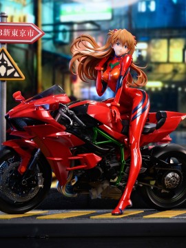 Kol Studio EVA Moto Girl Asuka Hot Sexy 1/6 Statue